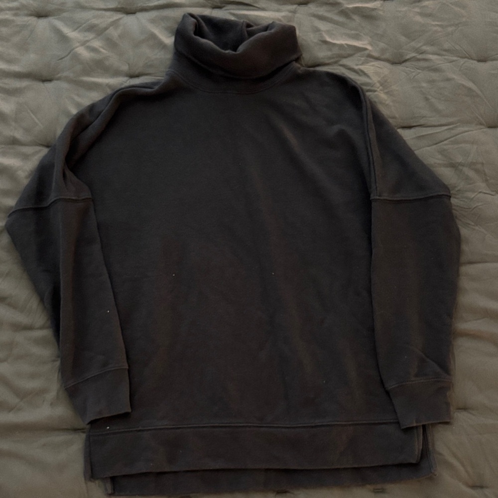 Madewell Black Turtleneck Sweatshirt